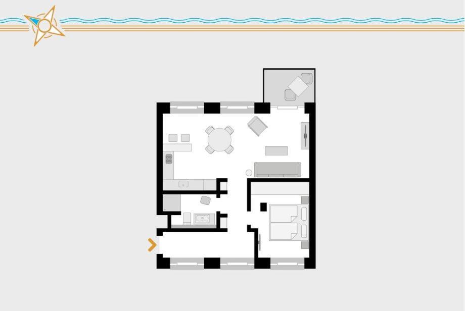 Duenenresidenz Prora - Ferienwohnung Mit Meerblick, 1 Schlafzimmer Und Balkon Np-322 Binz Dış mekan fotoğraf